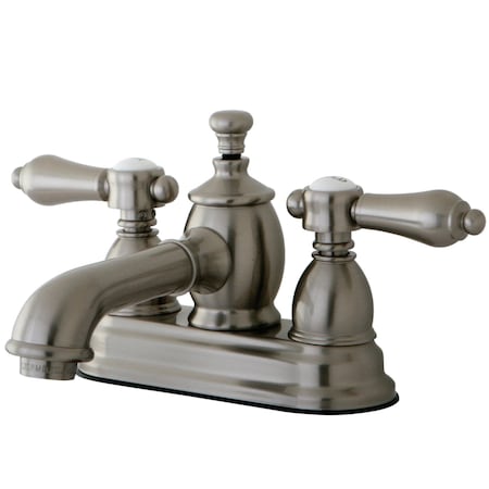 Kingston Brass KS7008BAL 4" Centerset Bathroom Faucet, Brushed Nickel KS7008BAL